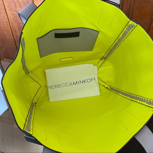 Rebecca Minkoff Large Panama Leather Tote - Putty - Picture 4 of 6